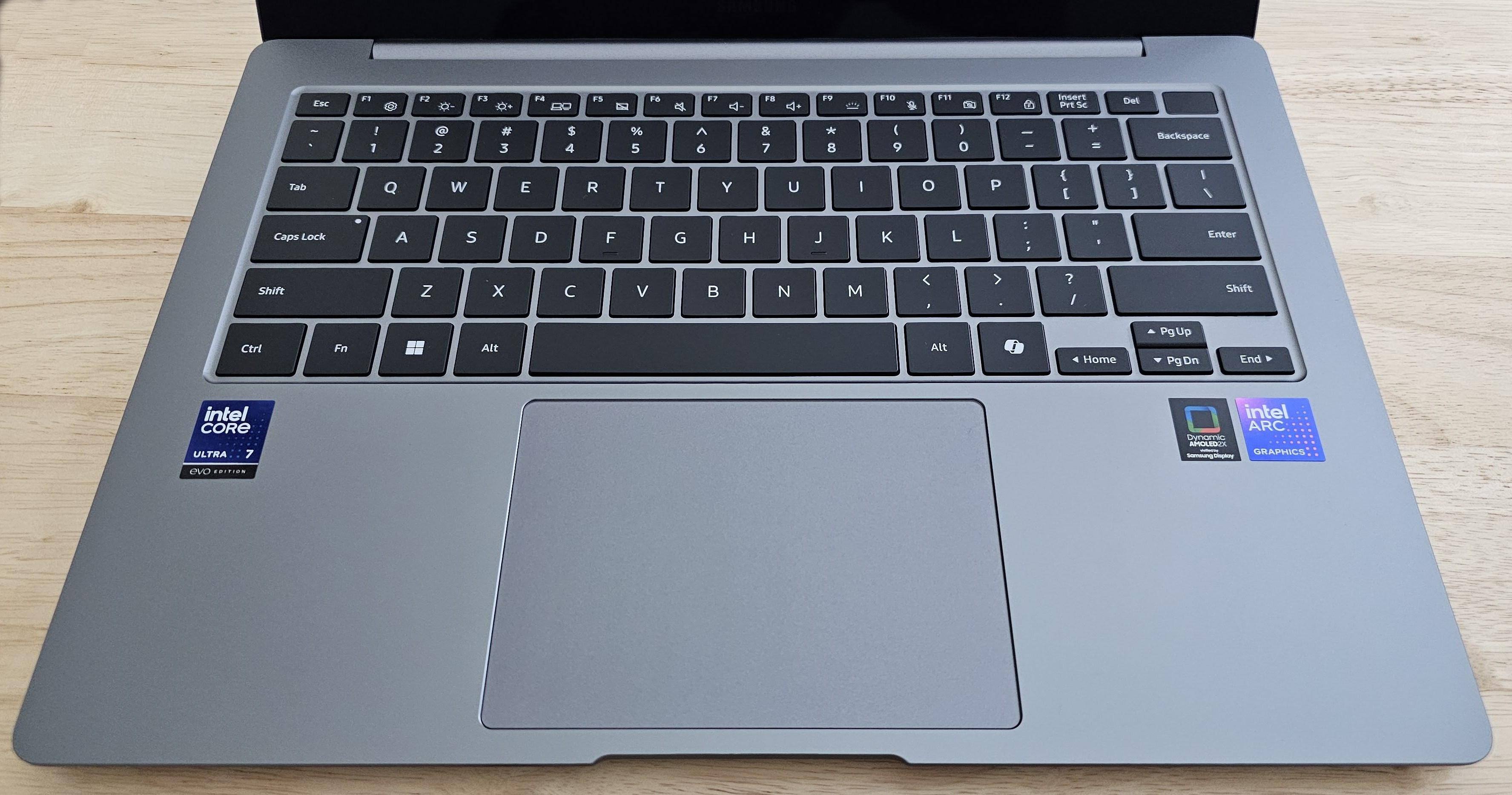 Nice keyboard layout. Amazing tracking pad area., click to load a larger version