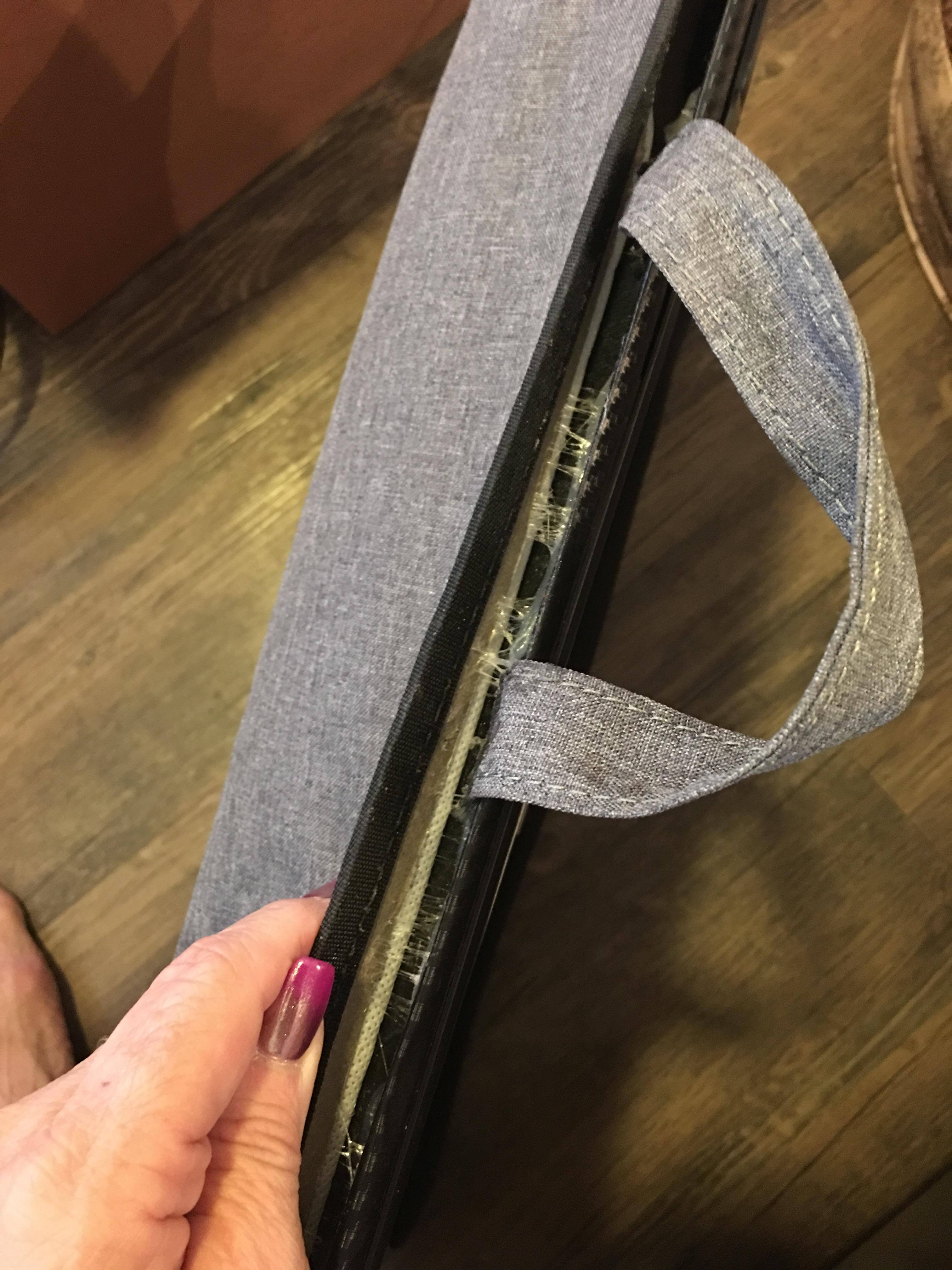 Glue separating, click to load a larger version