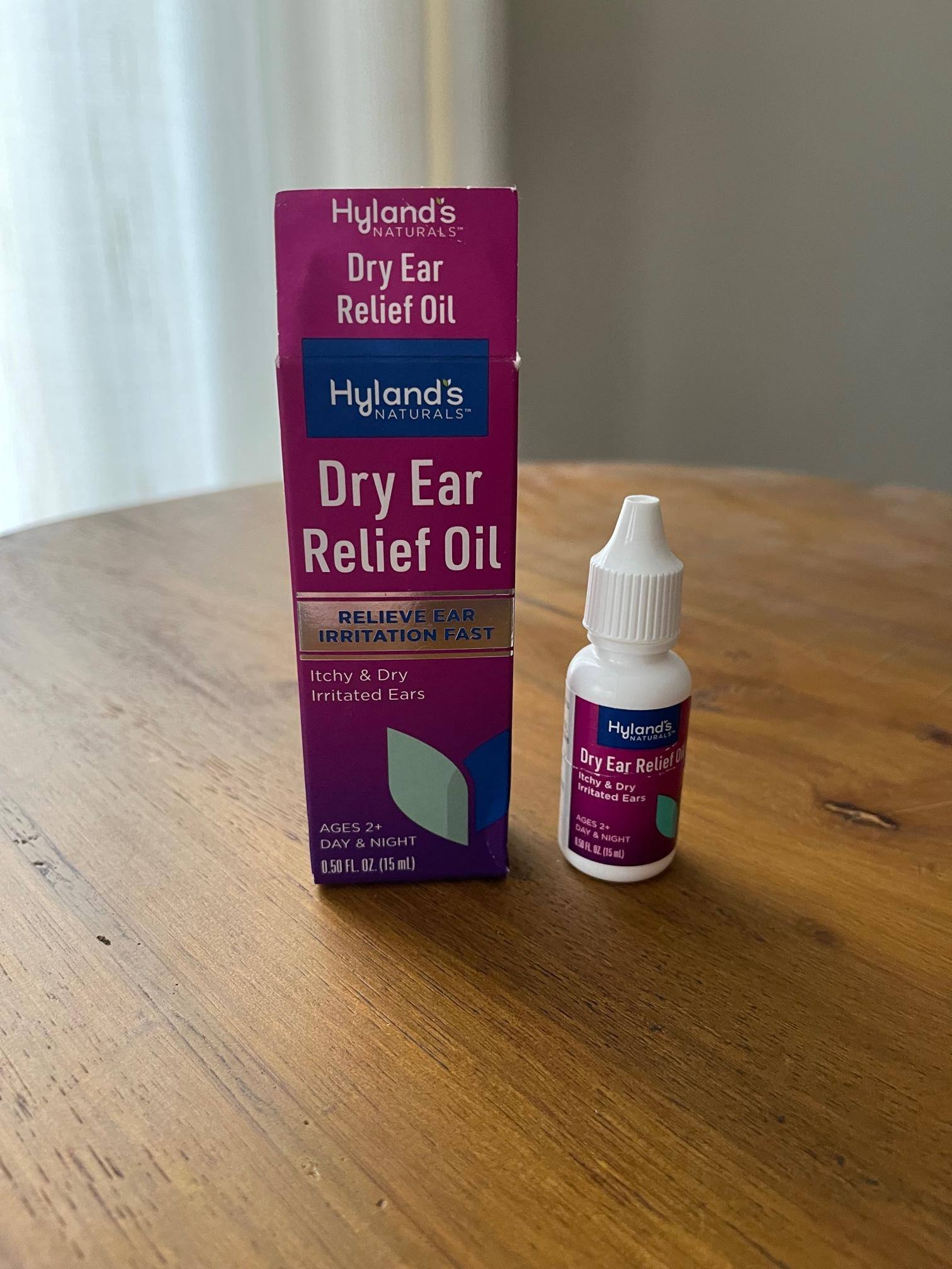 Ear Oil Package & Contents, click to load a larger version