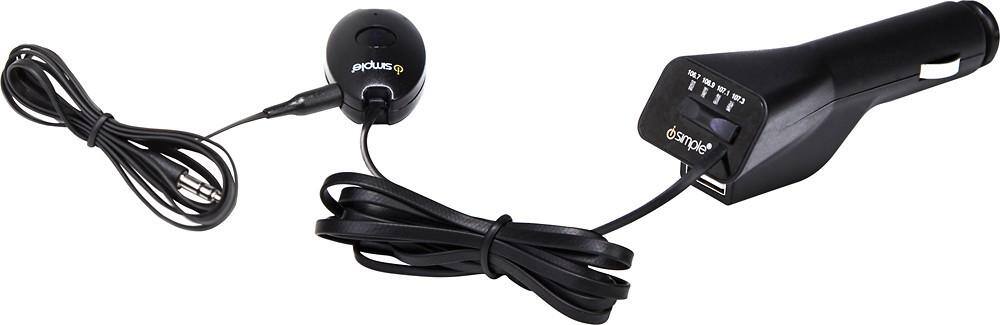 iSimple - Blustream Bluetooth FM Modulator - Black, click to load a larger version