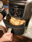 Tater Tots cooking in the Air Fryer, click to load a larger version