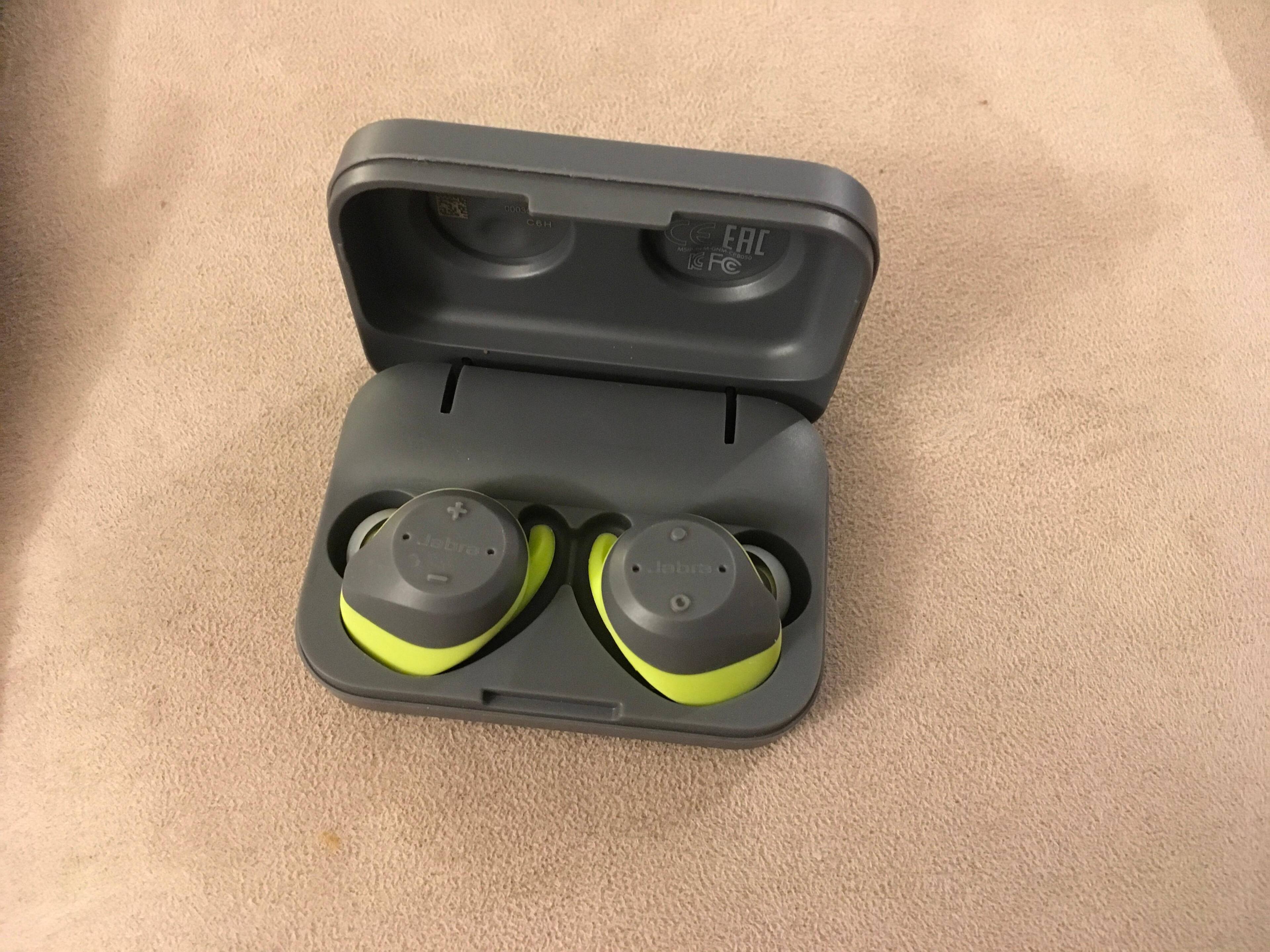 Jabra Elite Sport True Wireless In Ear Headphones Black 100