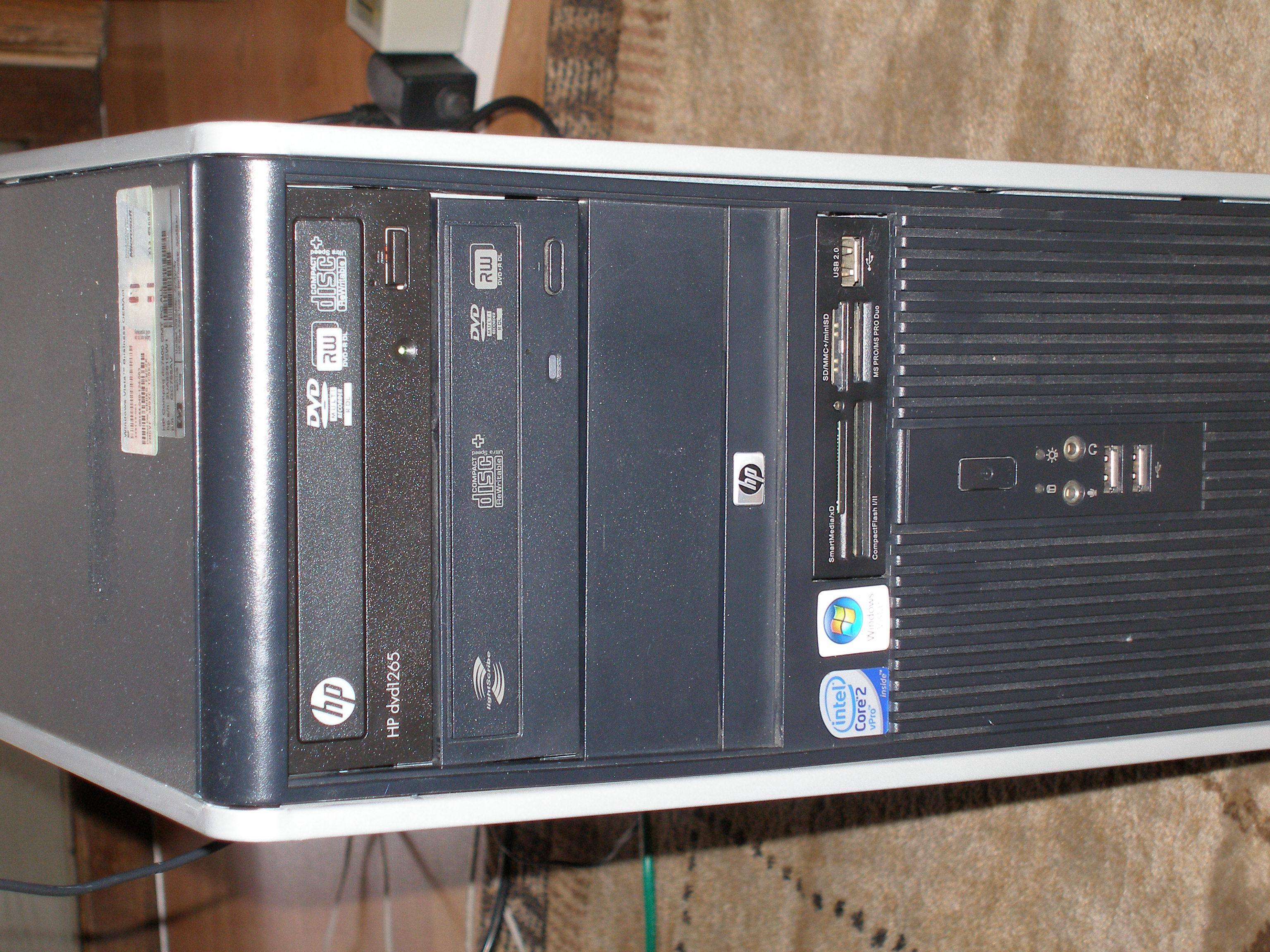 HP with drive installed, click to load a larger version