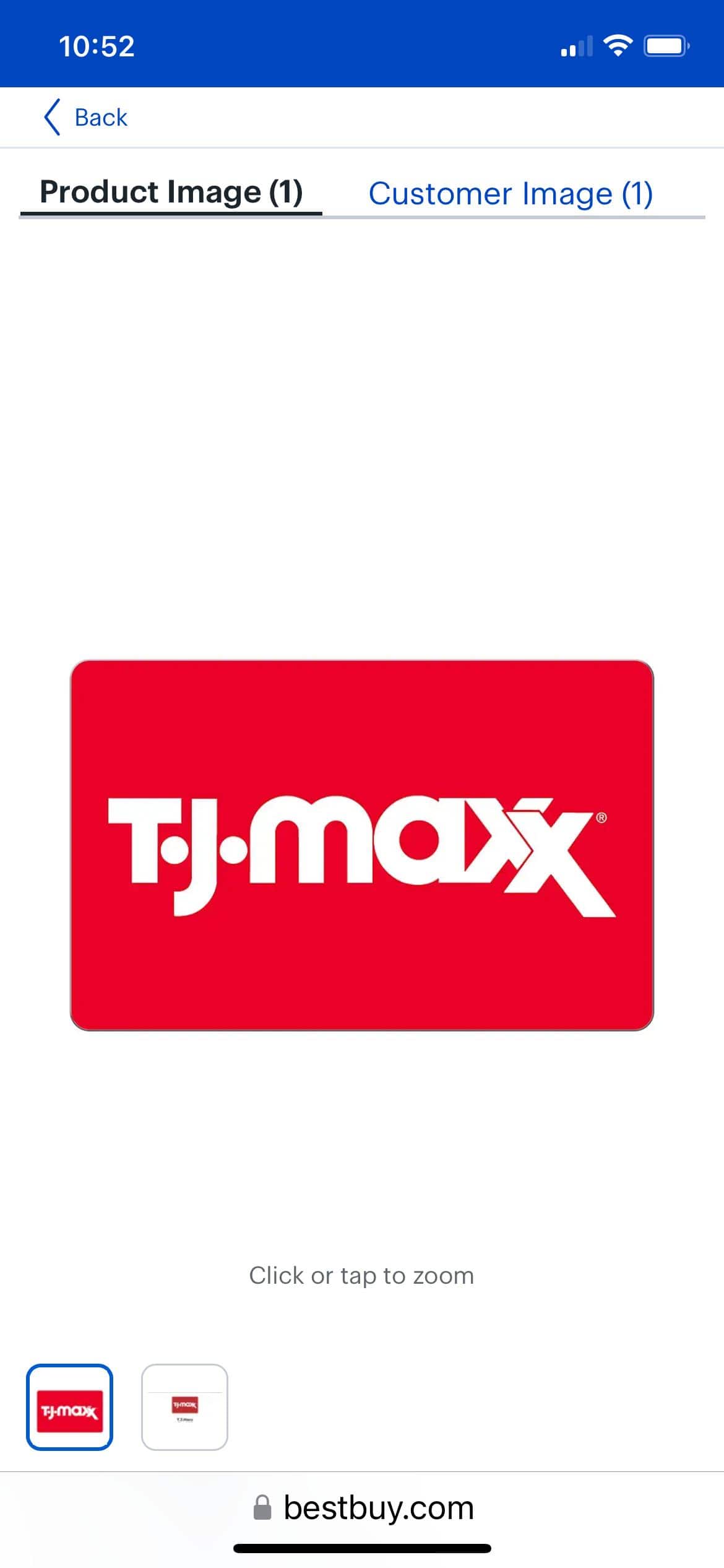 TJ Maxx $100 Gift Card [Digital] $100 digital - Best Buy