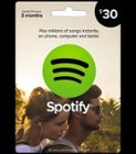 Spotify $30 Gift Card, click to load a larger version