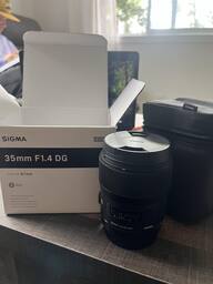 Sigma 35mm f/1.4 DG HSM Art Standard Lens for Canon Black Sigma 35mm f/1.4 DG HSM Art Standard Lens for Canon Black