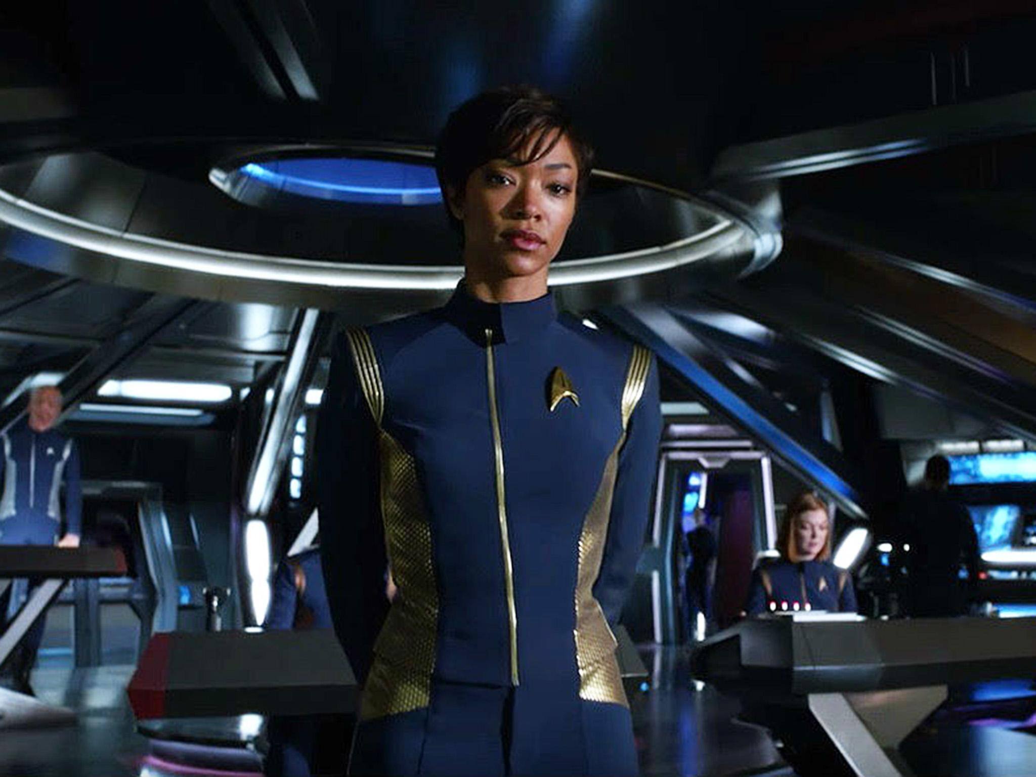 Sonequa Martin-Green stars as Michael Burnham, click to load a larger version