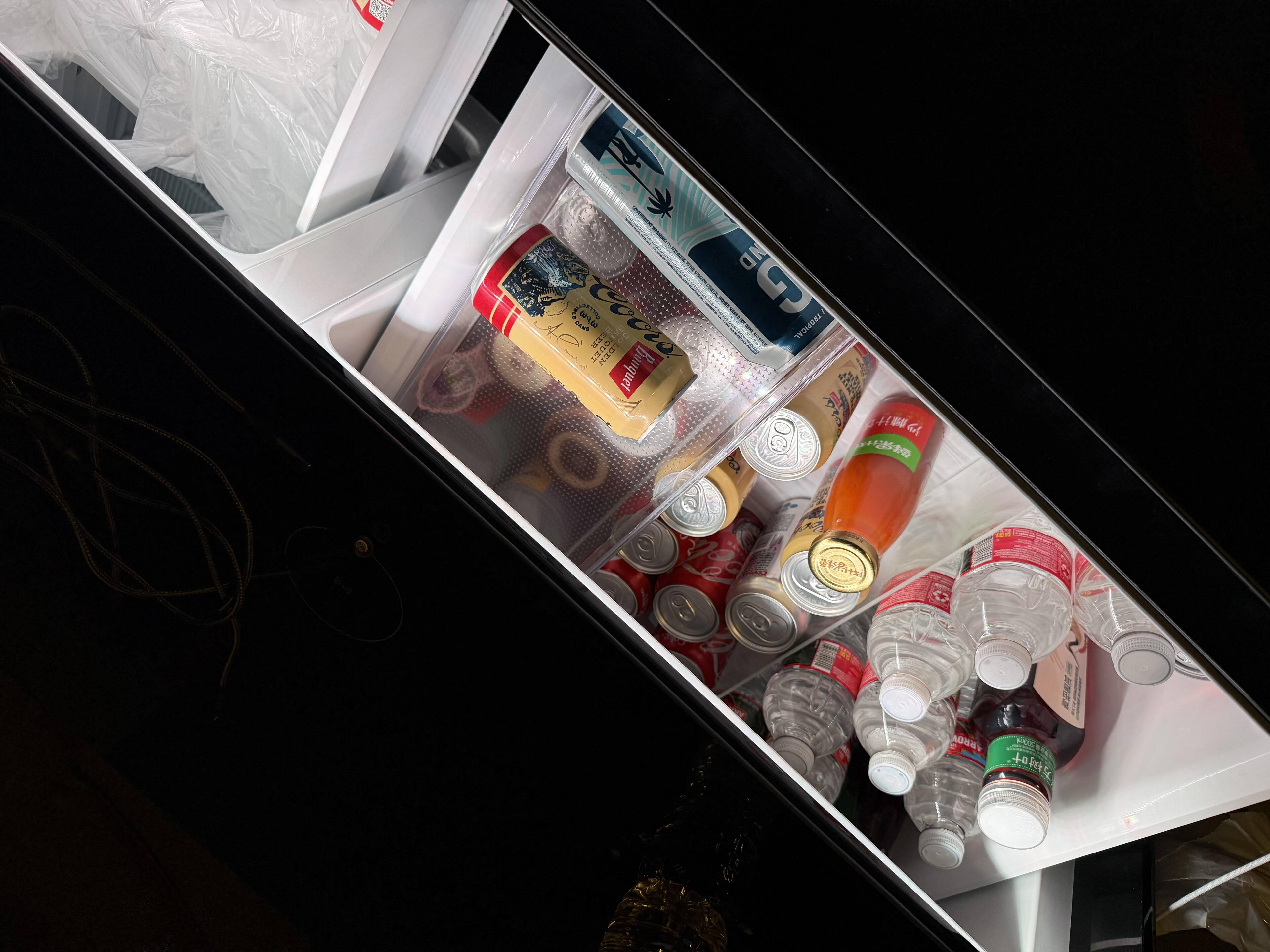 Livtab Smart Coffee Table with Refrigeration, Freezer Drawer