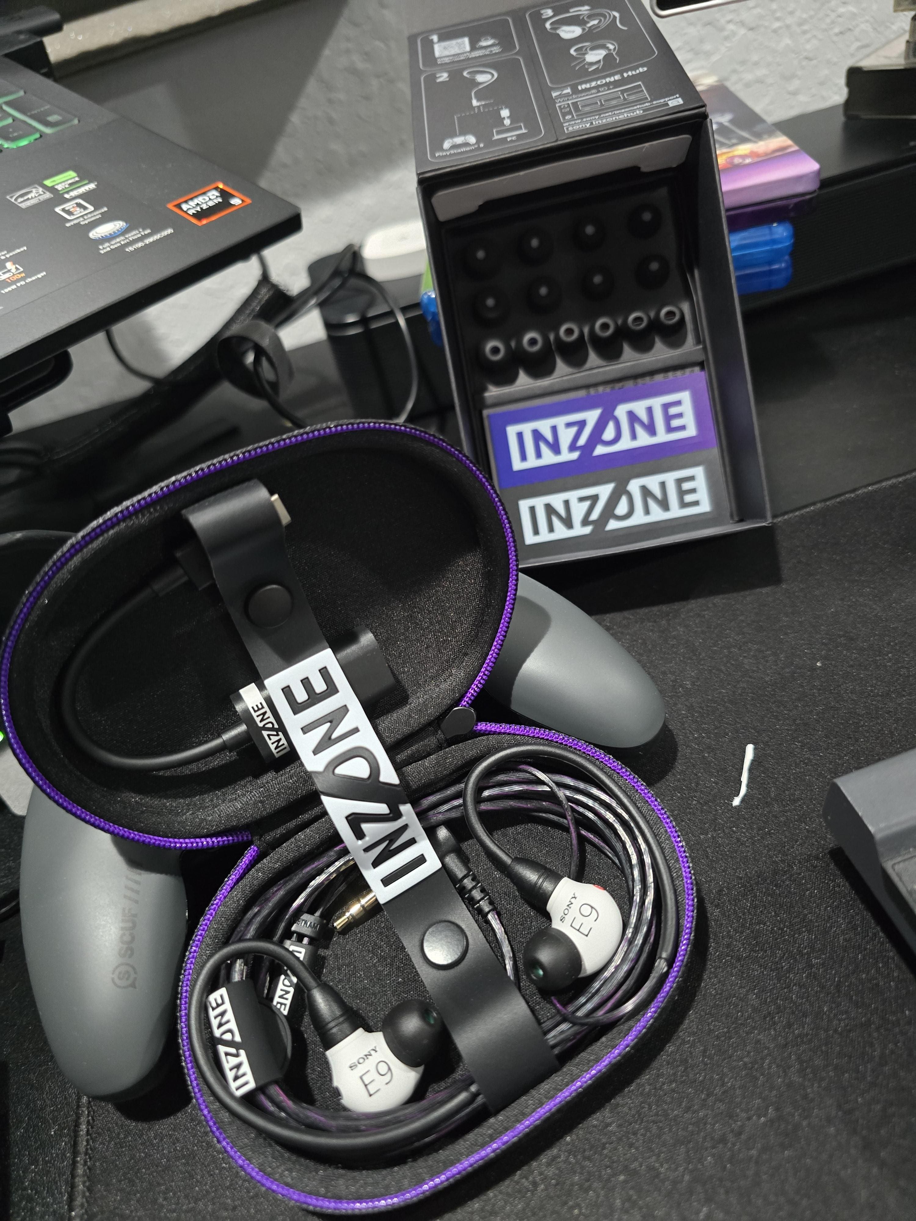 Sony INZONE E9 Wired In Ear Monitor for Gaming White IERG900/W