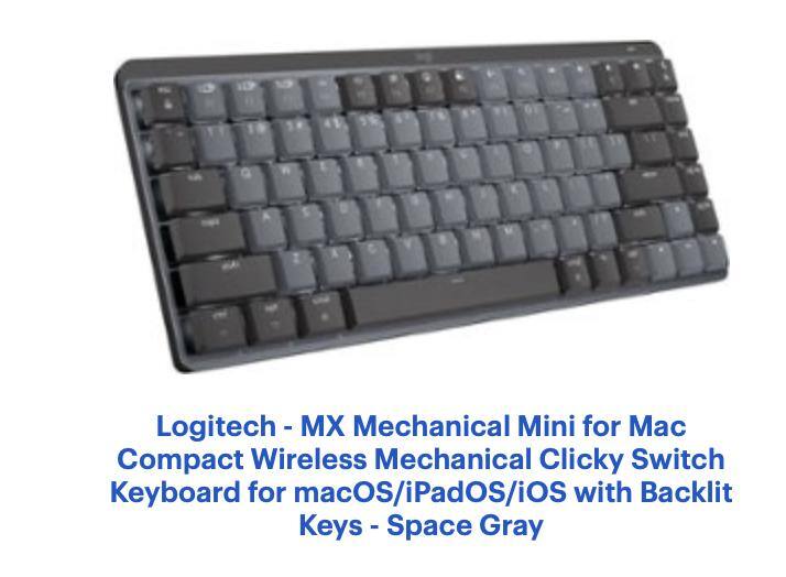 MX MECHANICAL MINI for Mac 本体 MX Mechanical Mini Wireless Keyboard for Mac | Logitech