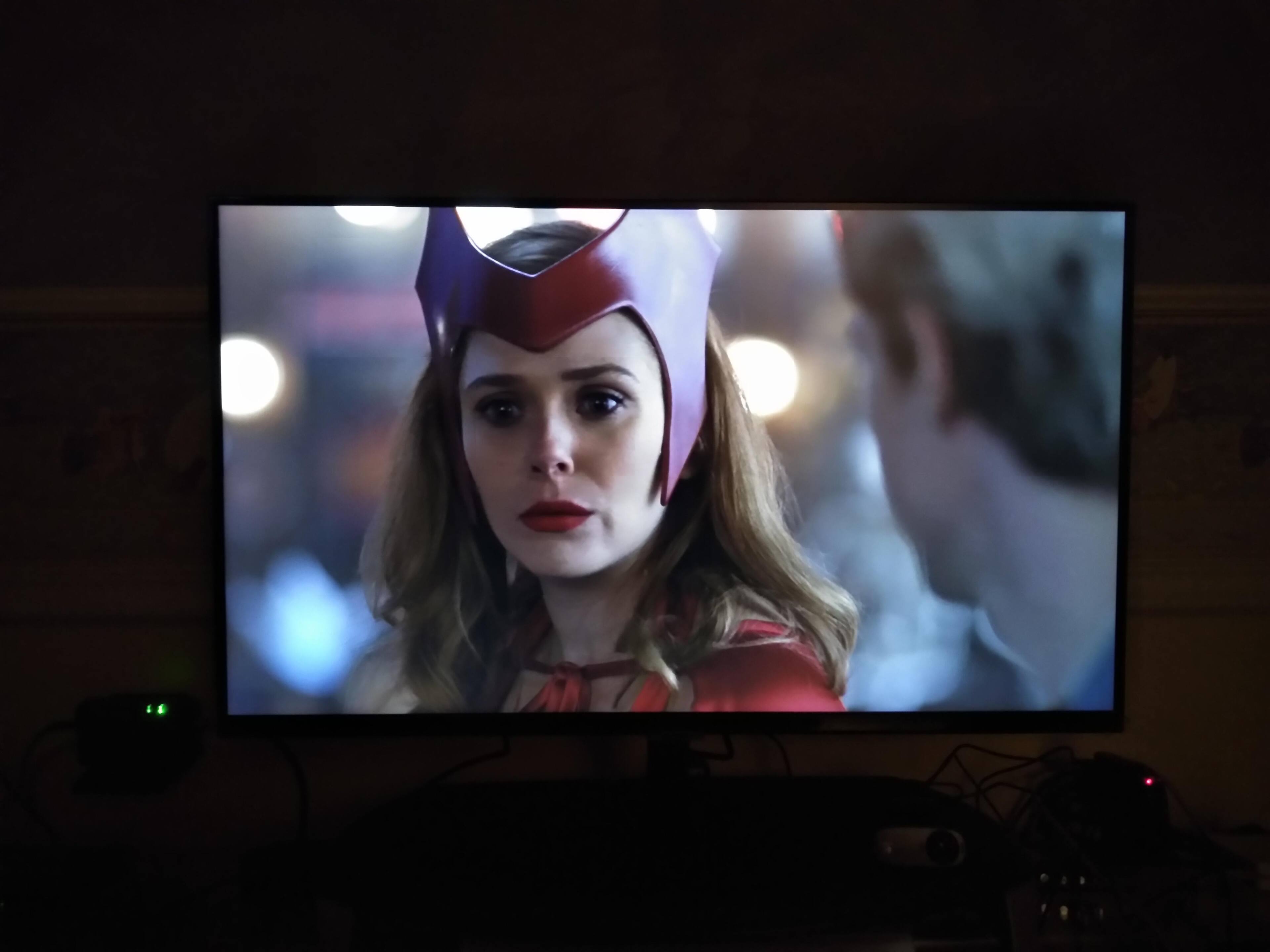 Watching WandaVision, click to load a larger version