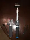 Side by side comparison of the GoPro Handler and the GoPole Reach, click to load a larger version