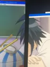 ex. black will appear blueish vizio<hair color> old monitor, click to load a larger version