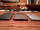 L-R: Nexus 5x, Pixel, iPhone 6, click to load a larger version