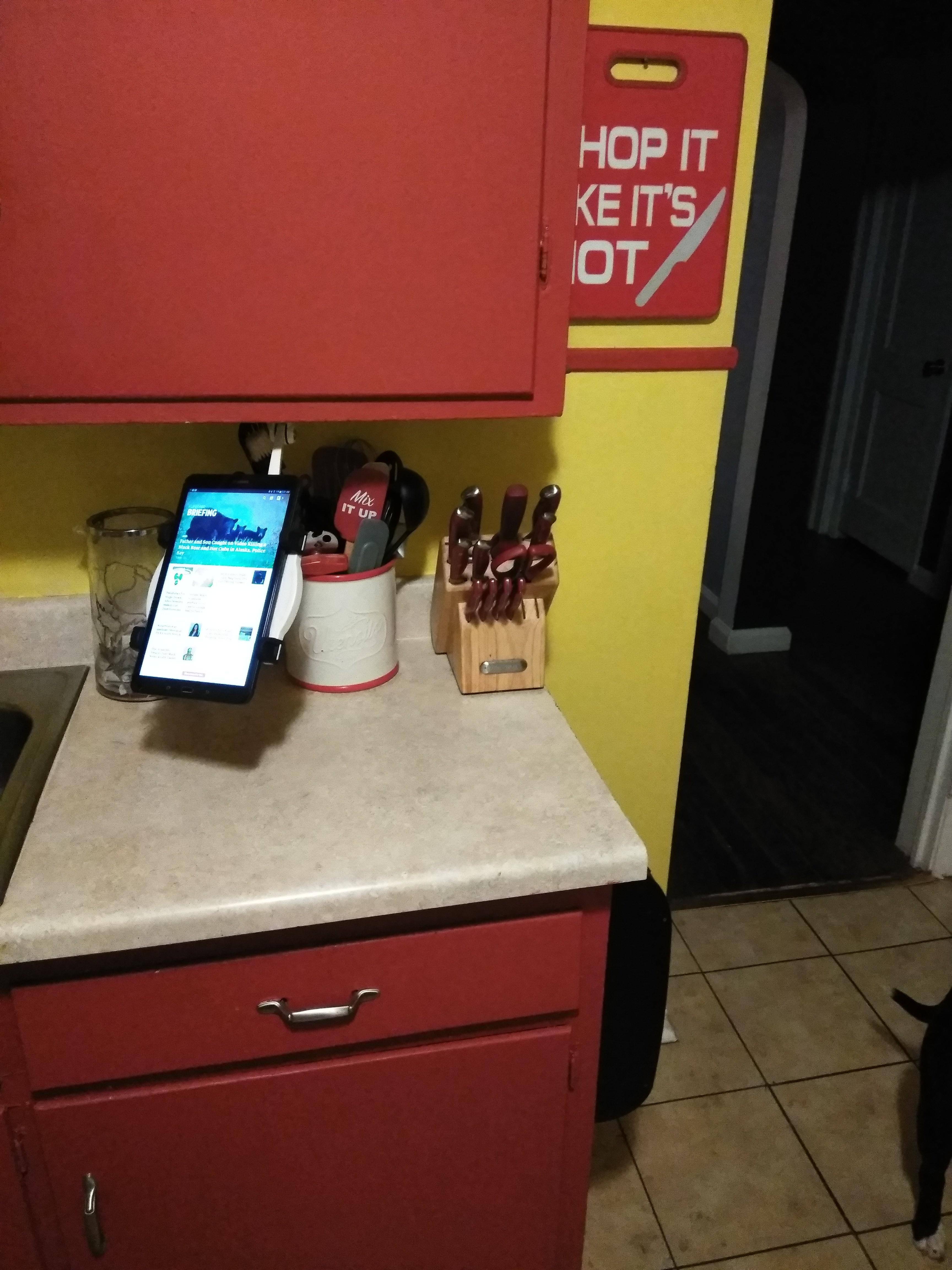 Under cabinet mount, click to load a larger version