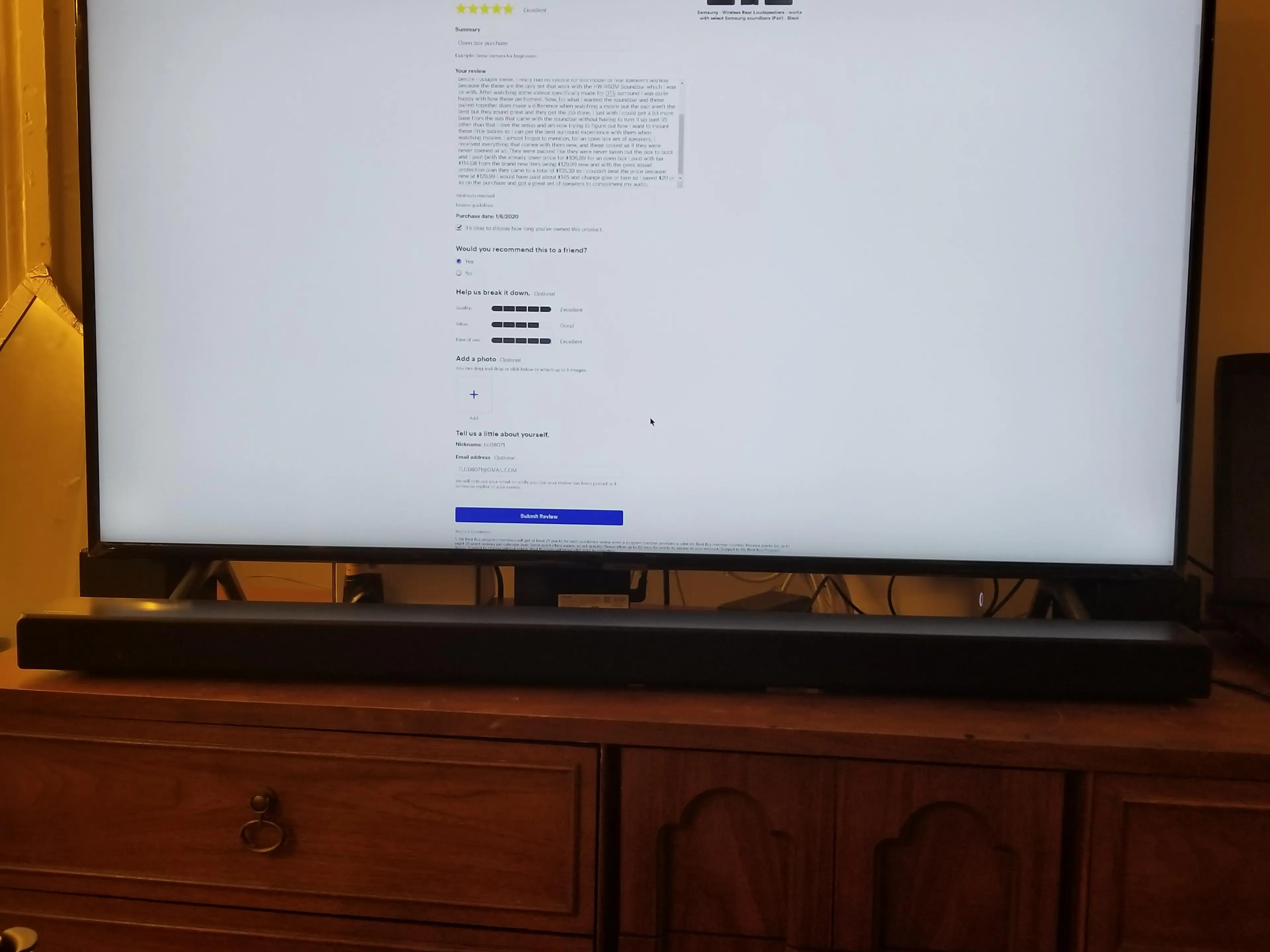 Customer provided image, click to load a larger version