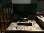 Small desk, good-size screen, click to load a larger version