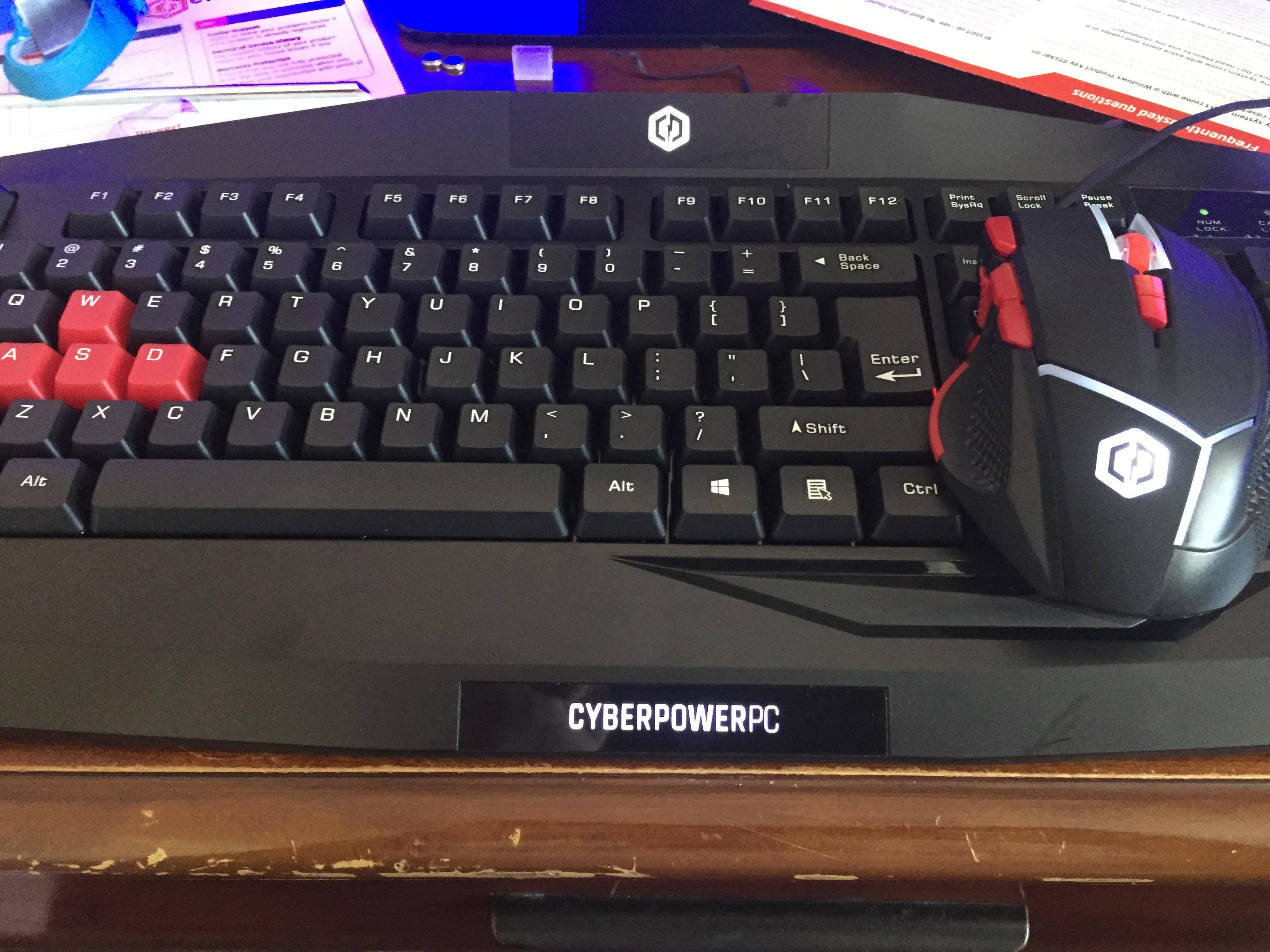 Keyboard and Mouse, click to load a larger version