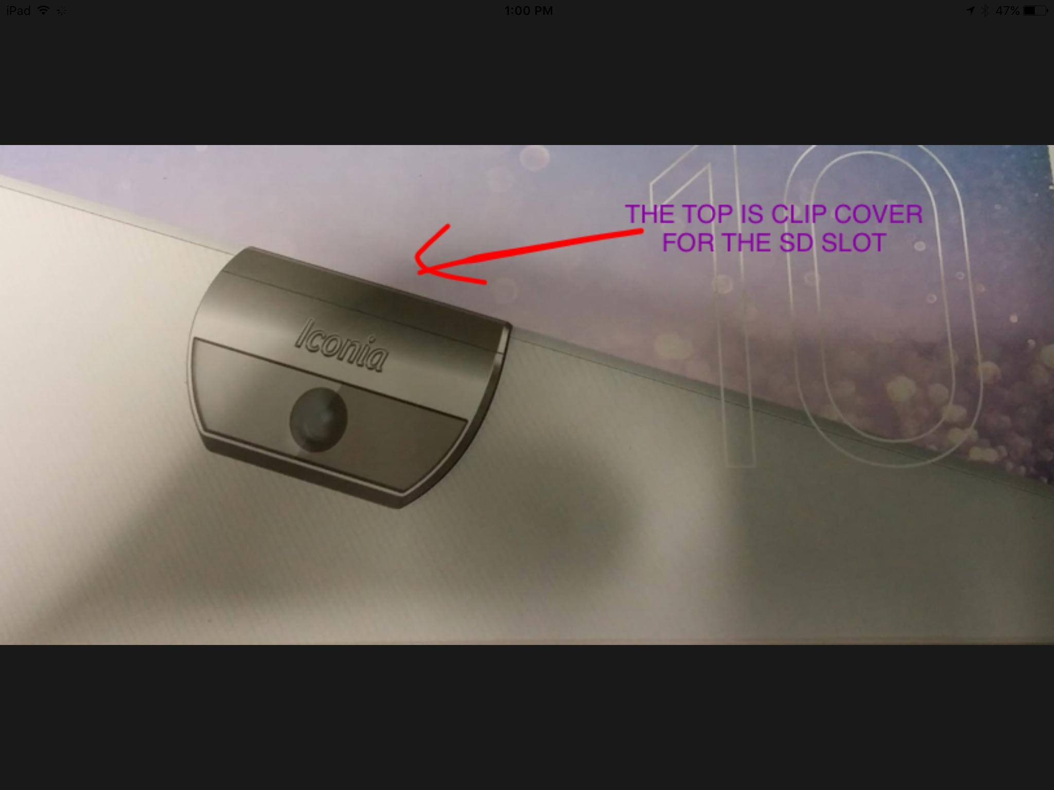 SD cover location, click to load a larger version