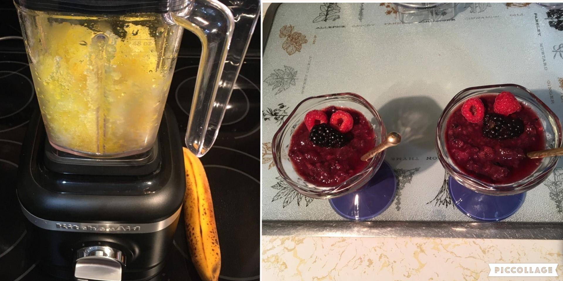 Banana Pineapple Smoothie & Frozen Berry Smoothies, click to load a larger version