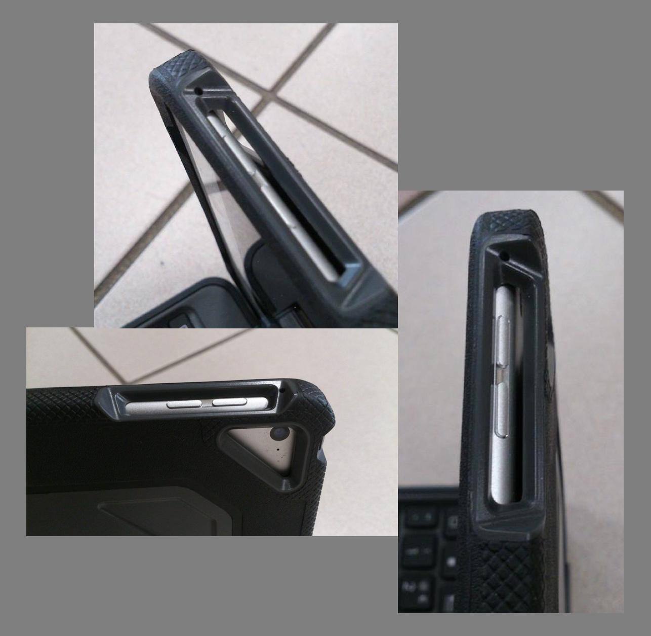 iPad Air 2 Outer Volume Buttons (and view of how iPad sits in the case), click to load a larger version