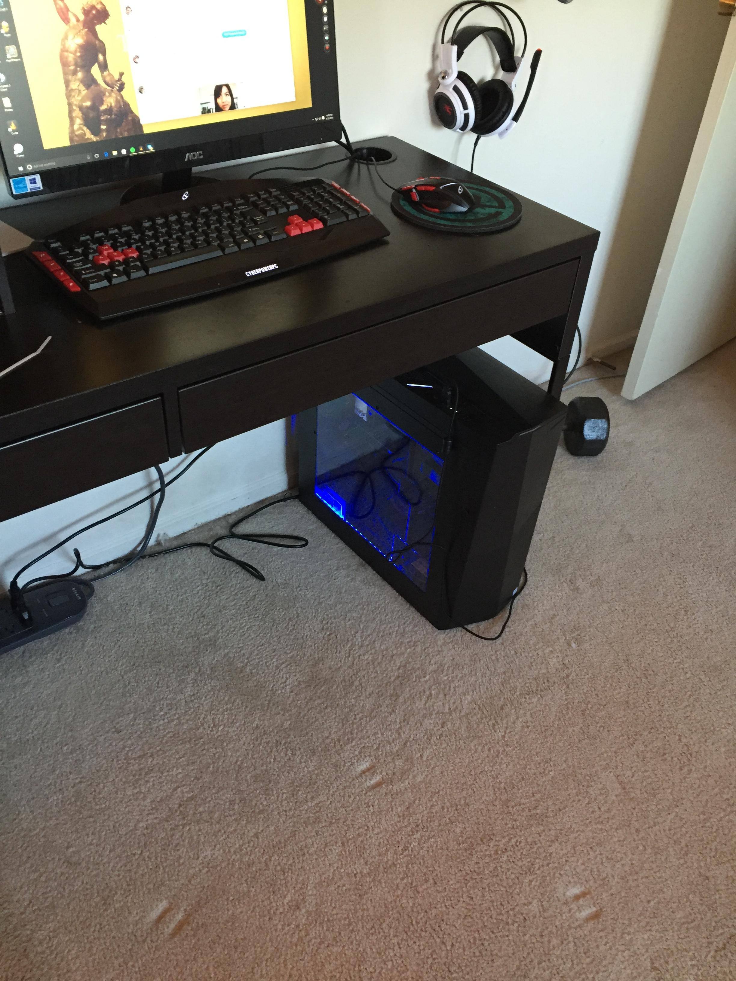 Small enough foot print but the case is big enough for add ons in the future, click to load a larger version