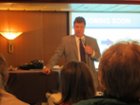 One of the presenters using the clicker, click to load a larger version