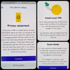 Kid Device setup, click to load a larger version