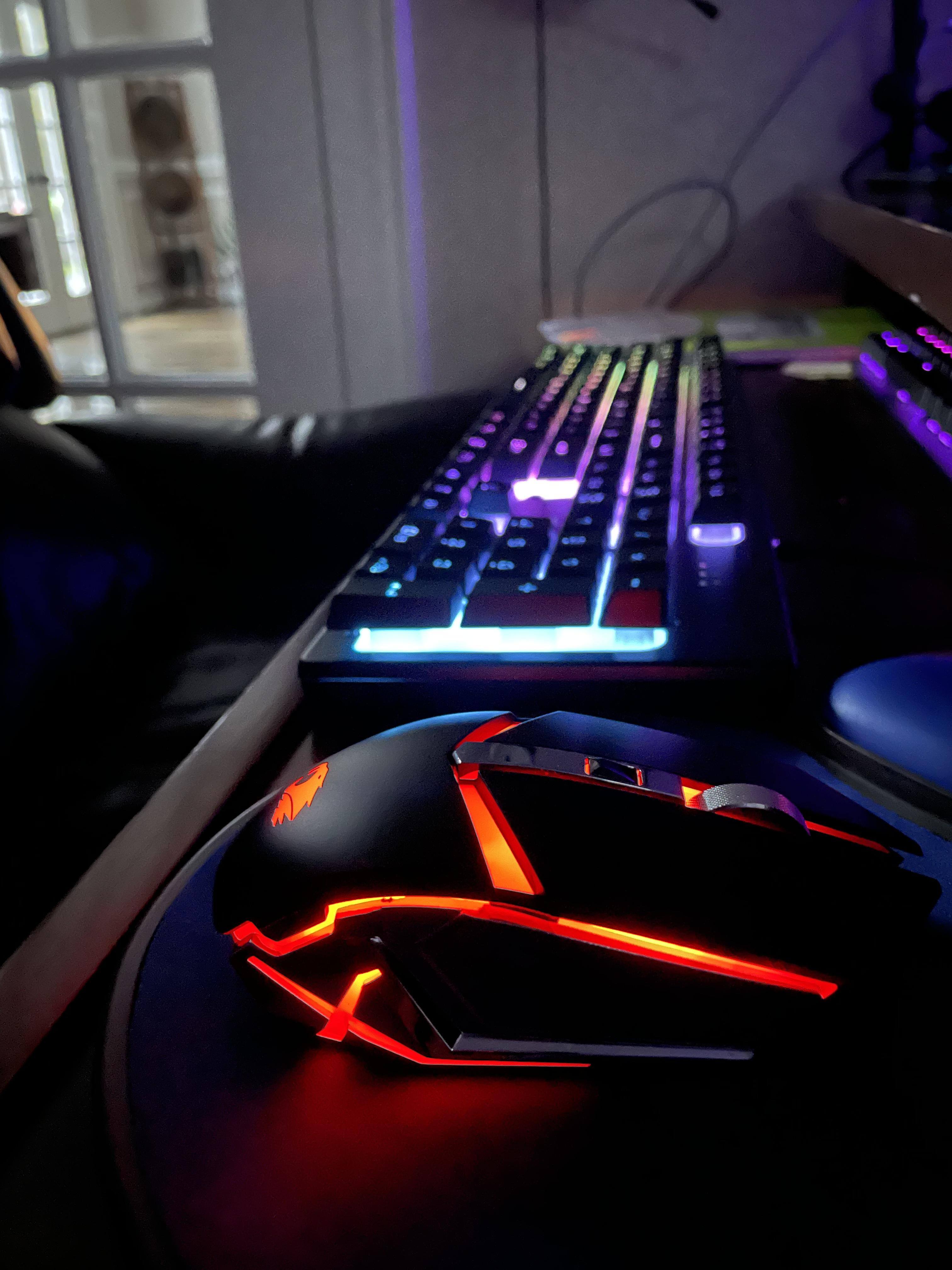 RGB keyboard and mouse, click to load a larger version