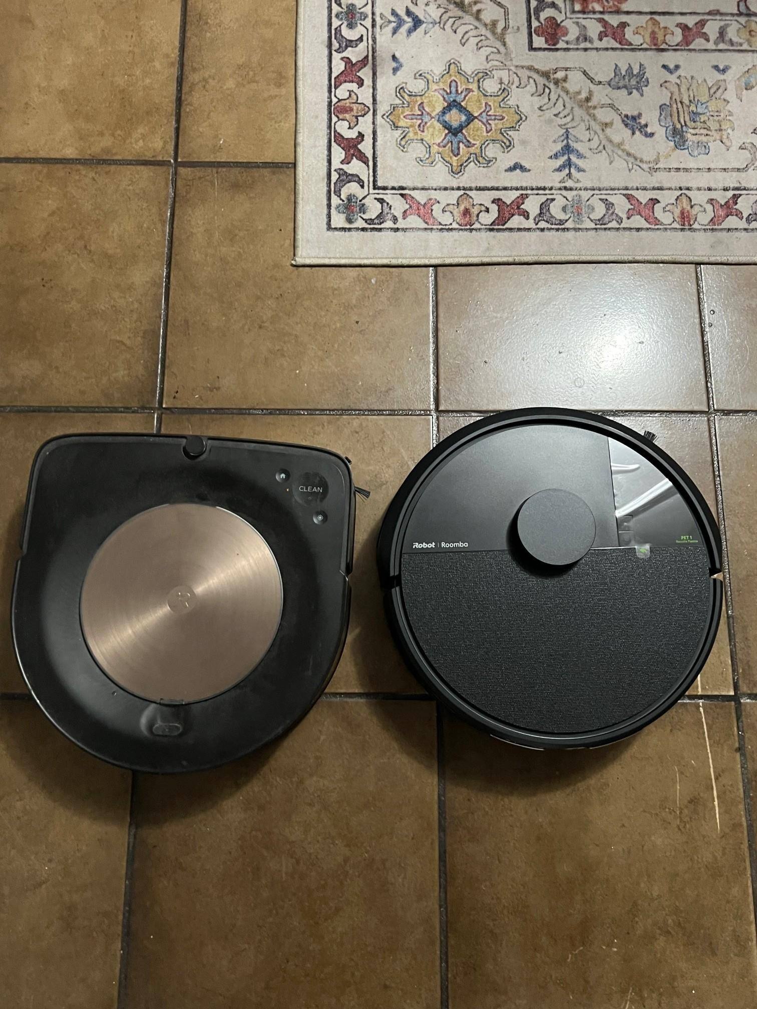 Side by side with my Roomba S9, click to load a larger version