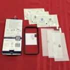 3-pack of screen protectors with prep kits and installation tray, click to load a larger version