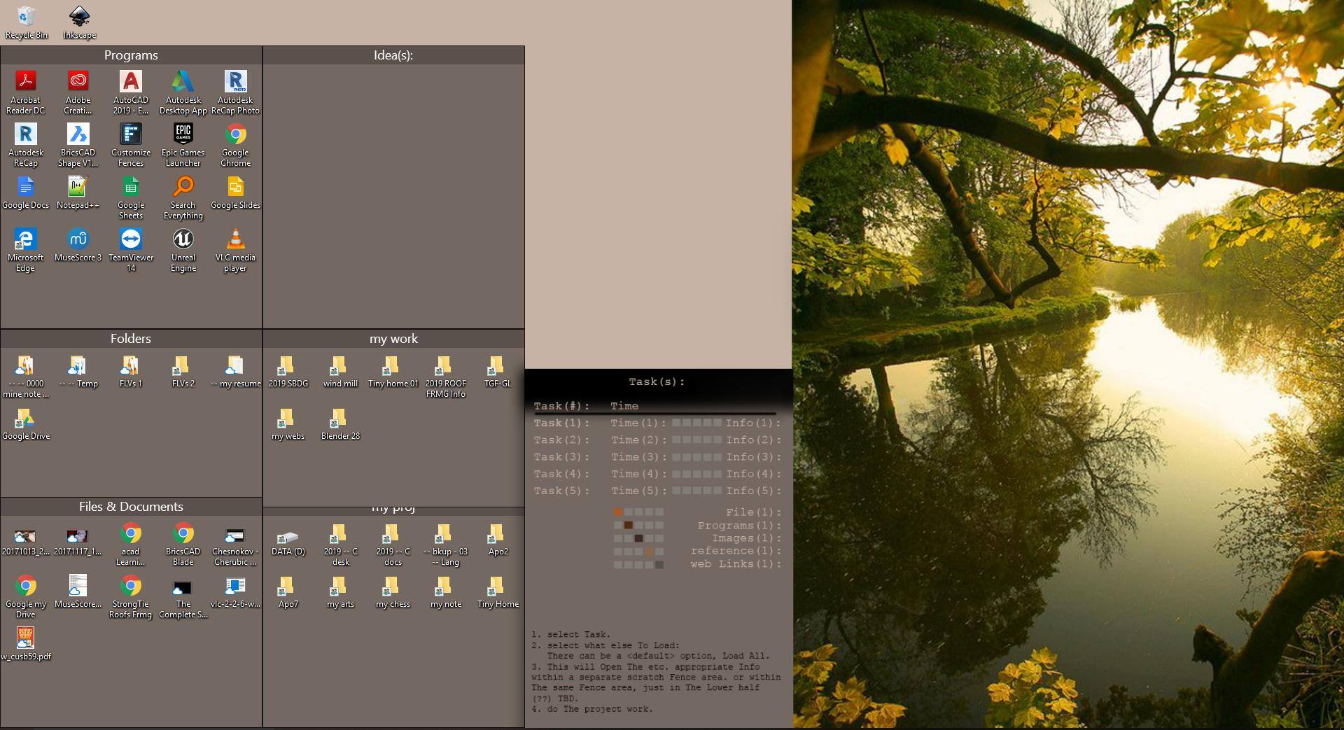 my desktop, click to load a larger version