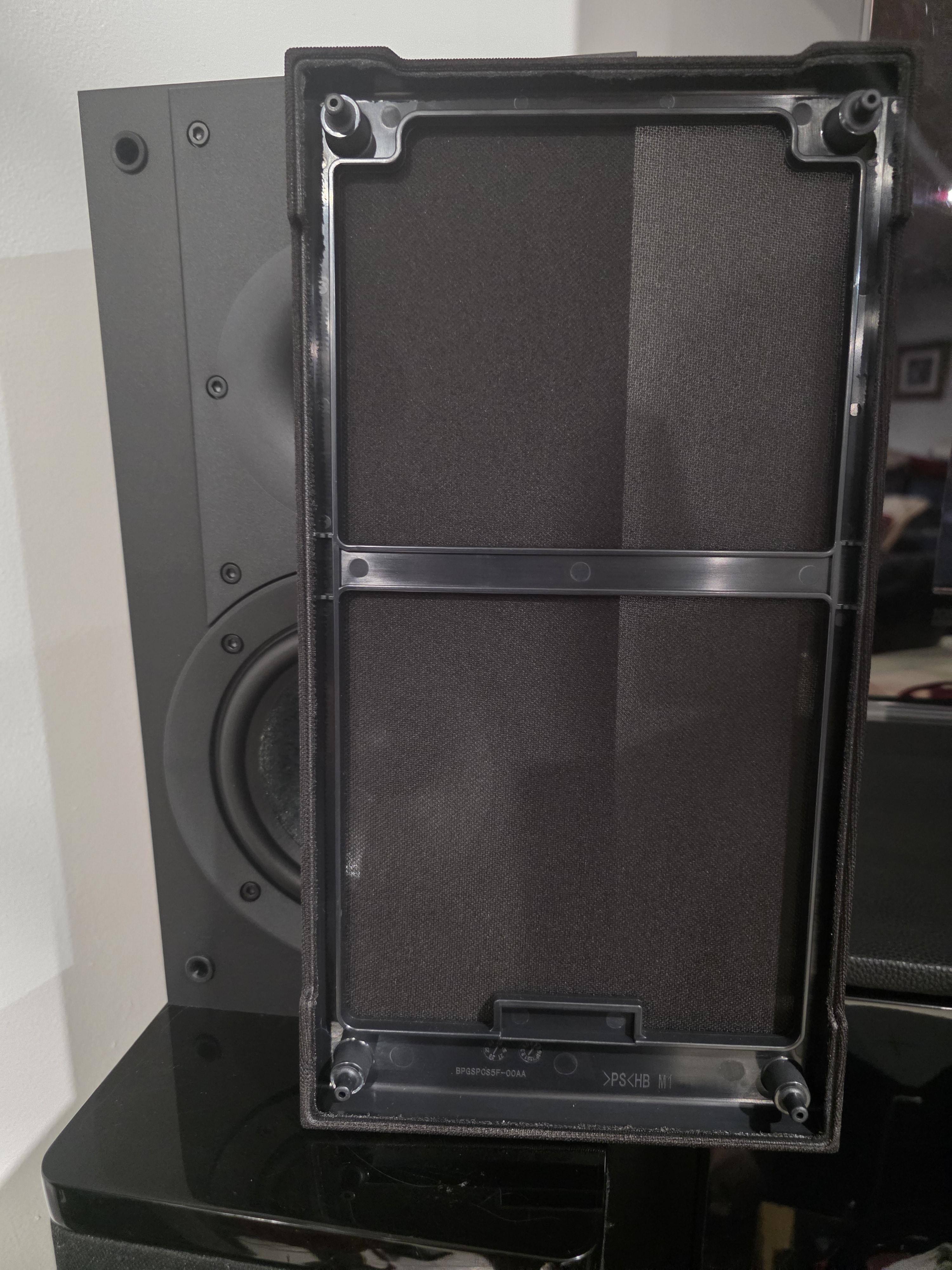 Back of speaker grill, click to load a larger version