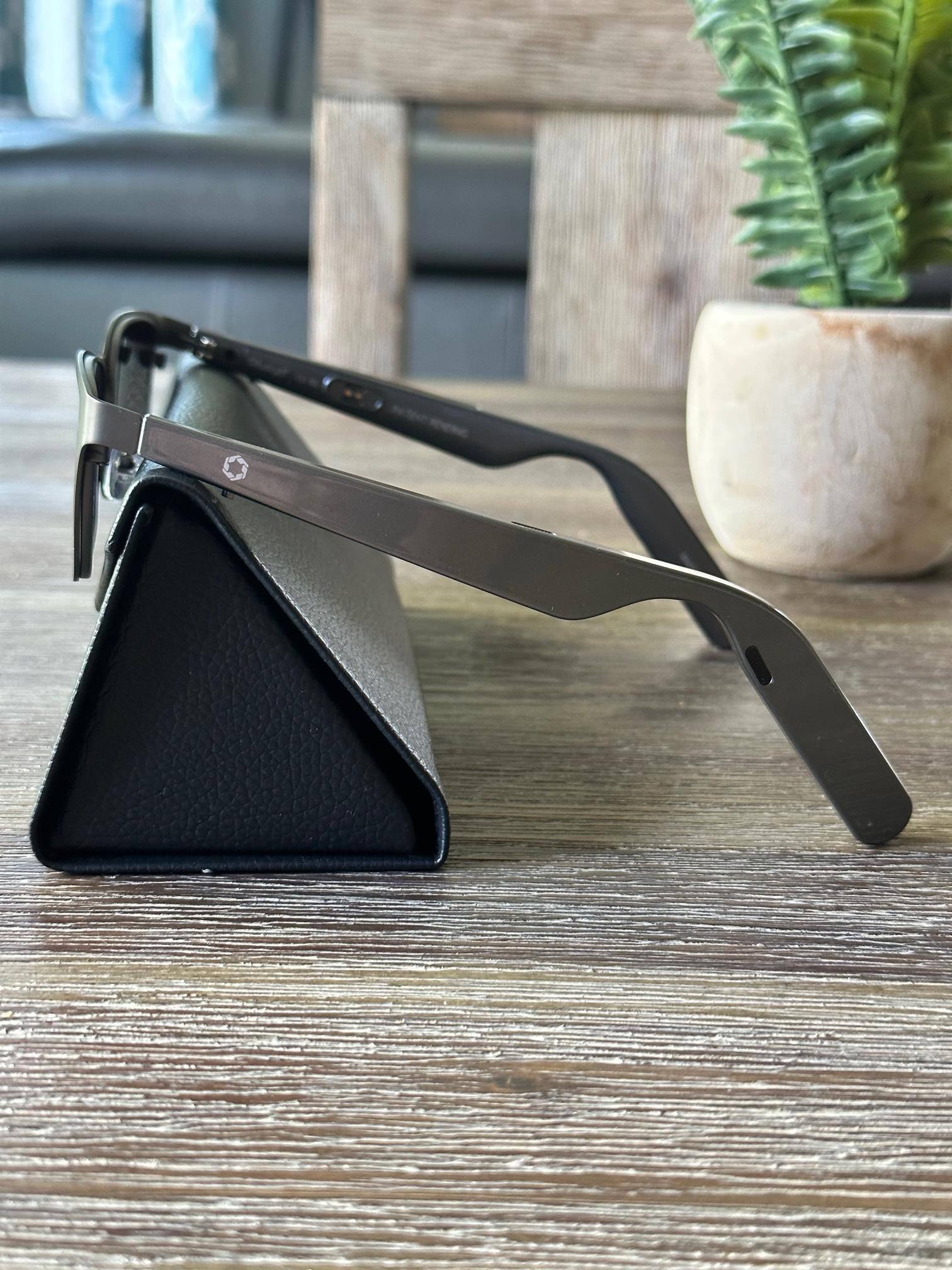 Temples are larger but doesn't feel and look weird on your head, click to load a larger version