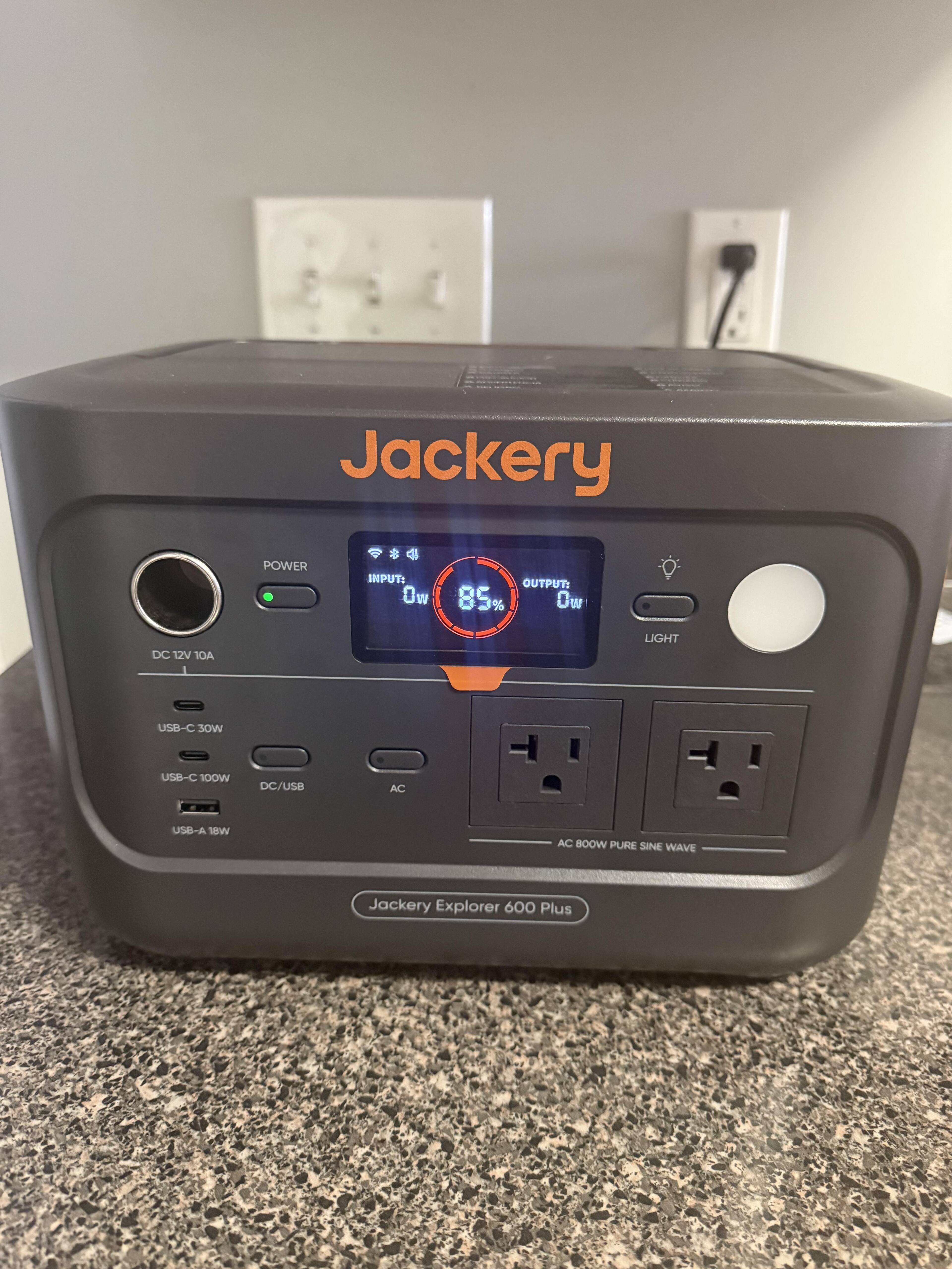 Jackery Explorer 600 Plus Portable Power Station (632 Wh Capacity