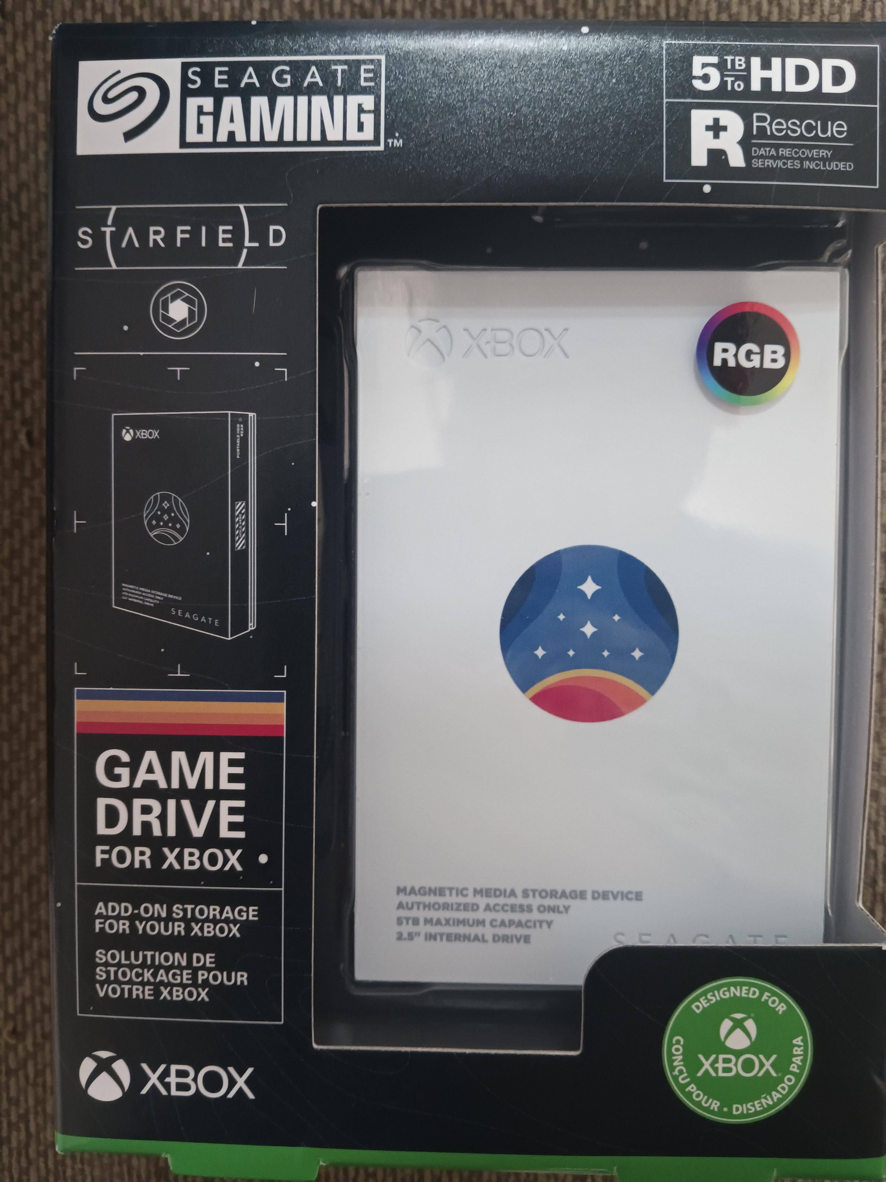Seagate Starfield Special Edition Game Drive for Xbox 5TB External