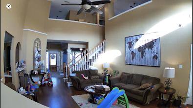 Daytime Recording - awesome viewing angle (ignore the mess)!, click to load a larger version