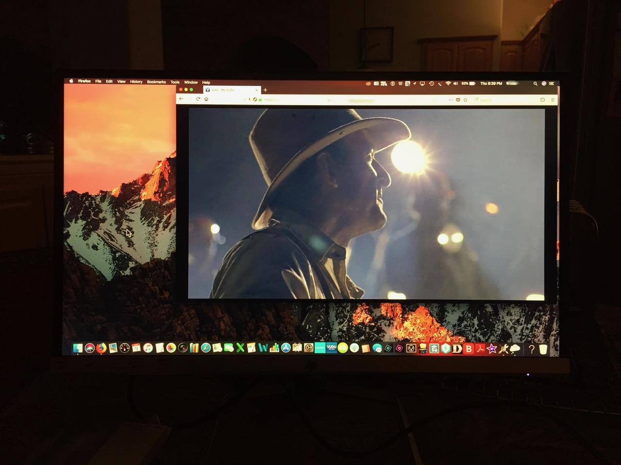 HP with movie, click to load a larger version