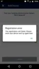This is the error you get when attempting to complete the setup via the app., click to load a larger version