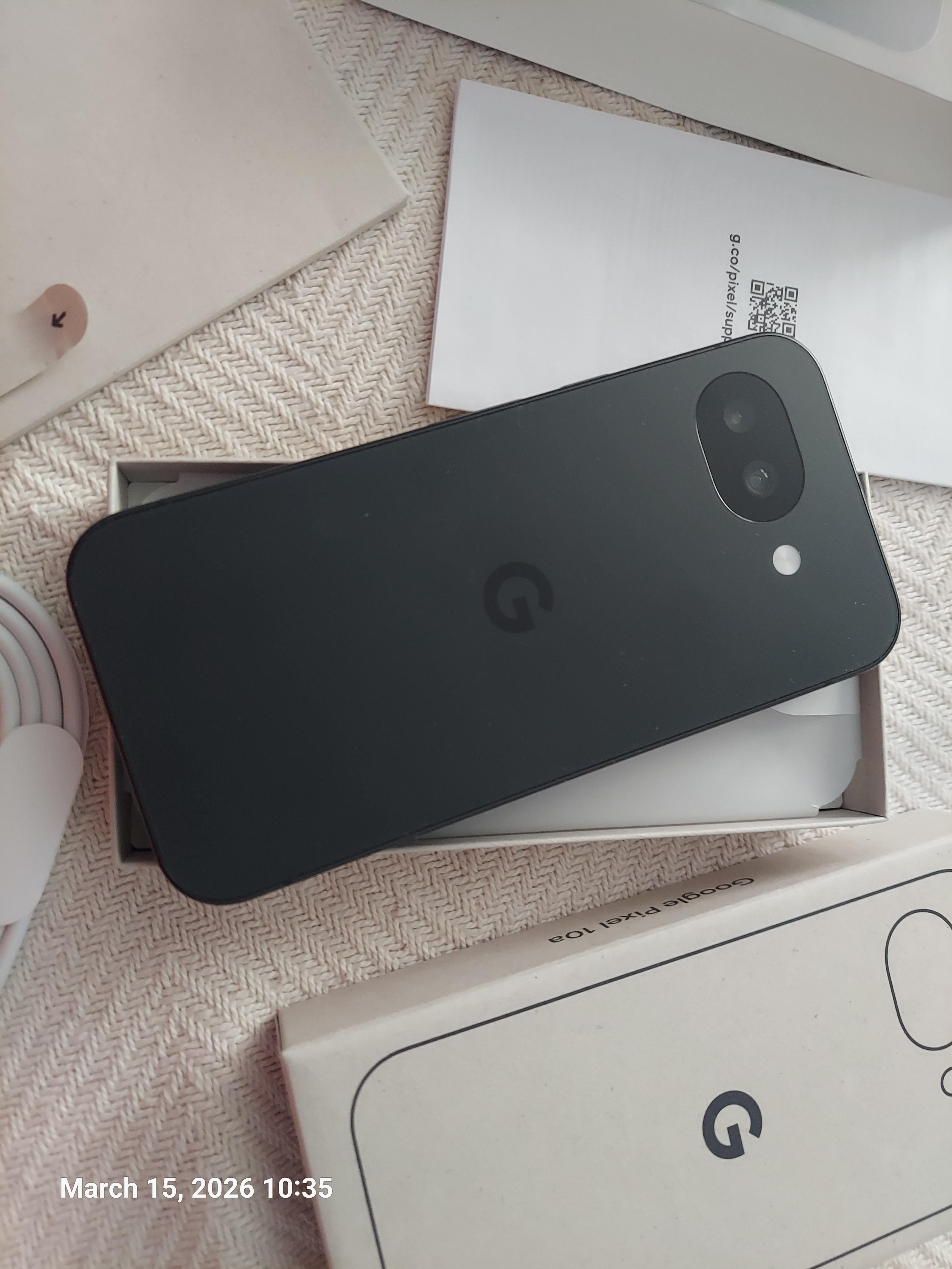 Google Pixel 10a 128GB (Unlocked) Obsidian GA09561-US - Open Box