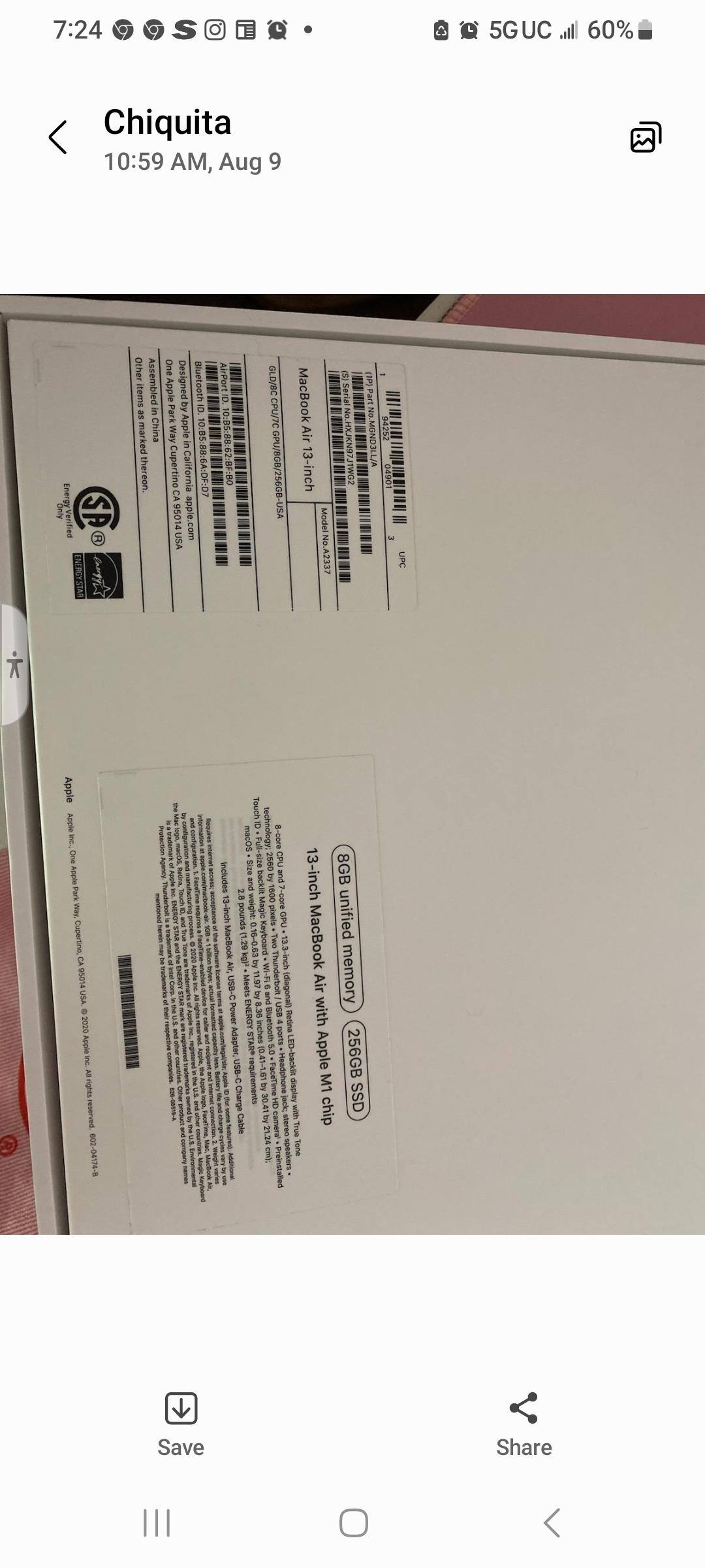 Customer provided, click to load a larger version