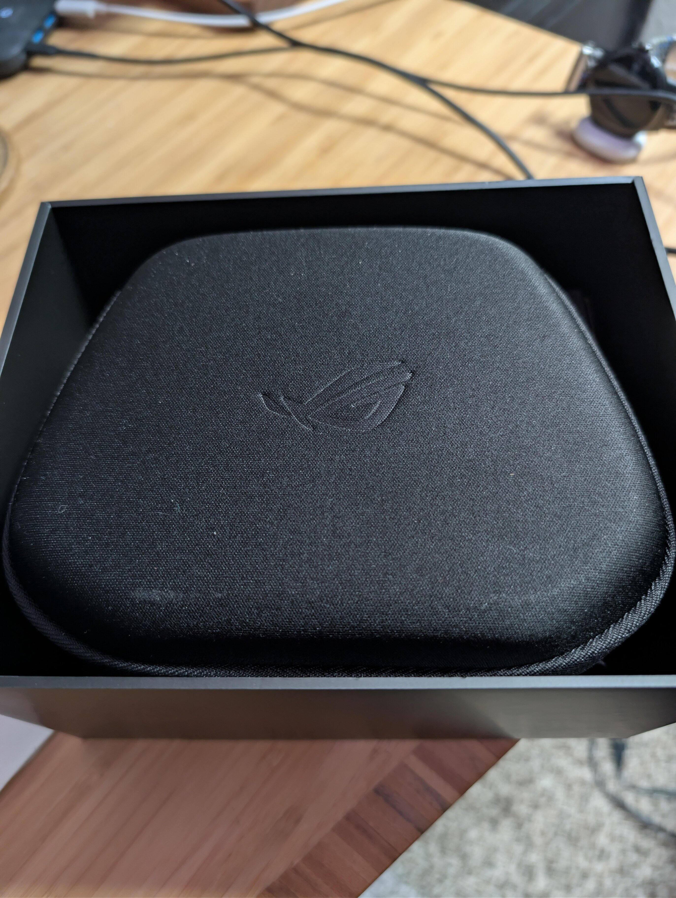 The controller comes inside the travel case., click to load a larger version