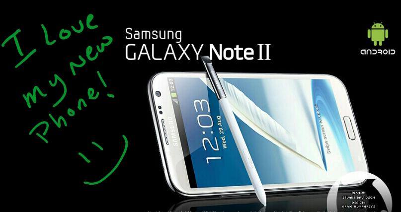 Loving my Note II, click to load a larger version