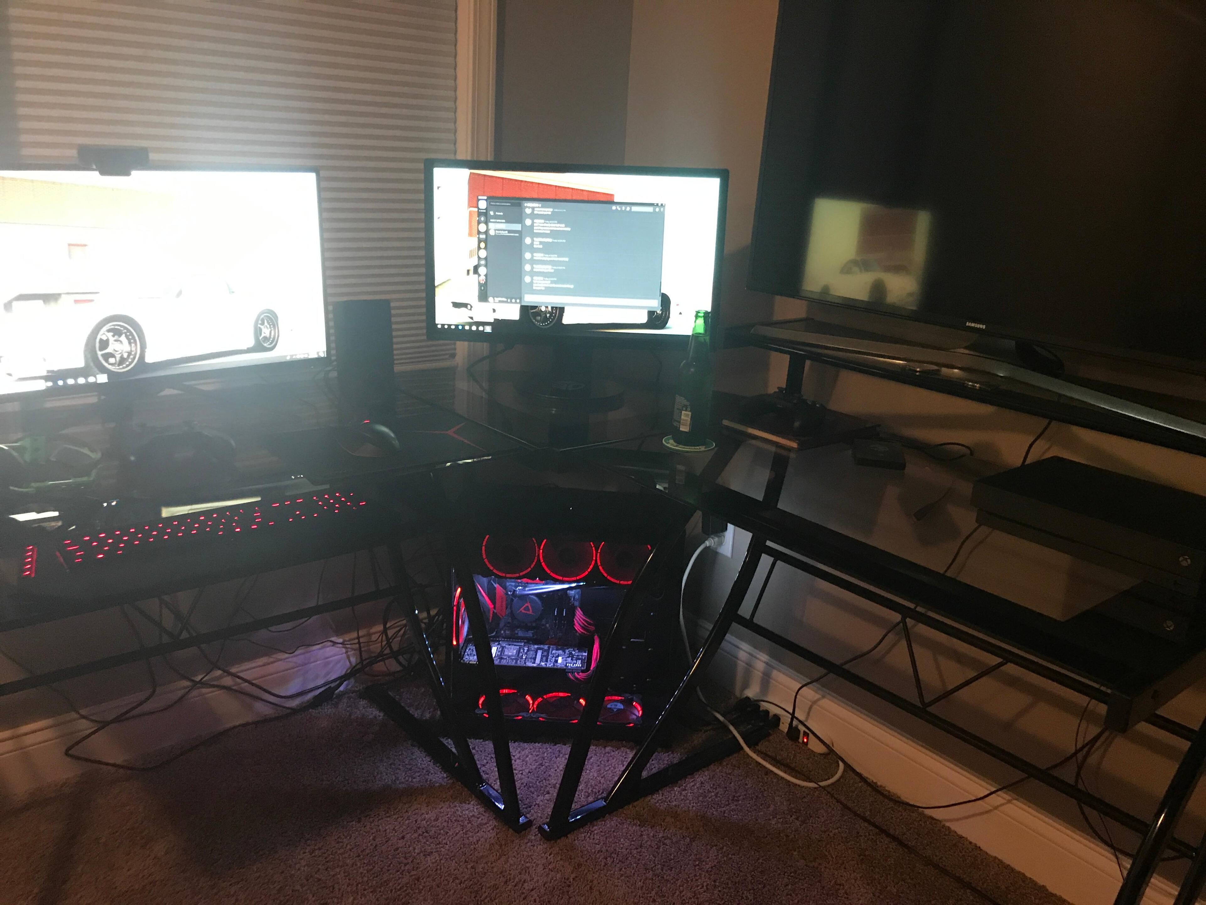 My gaming corner :D, click to load a larger version