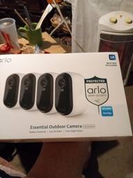 Arlo Essential 4 Camera Outdoor Wireless 2K Security Camera