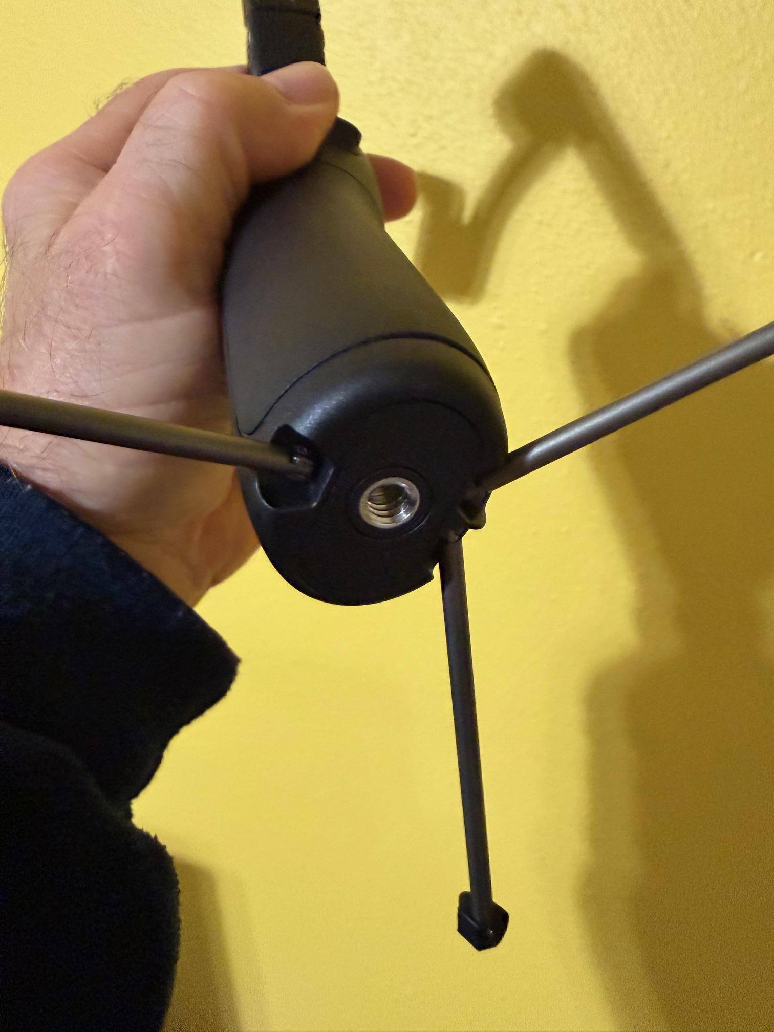 Screw Mount on Bottom of V3 Gimbal, click to load a larger version