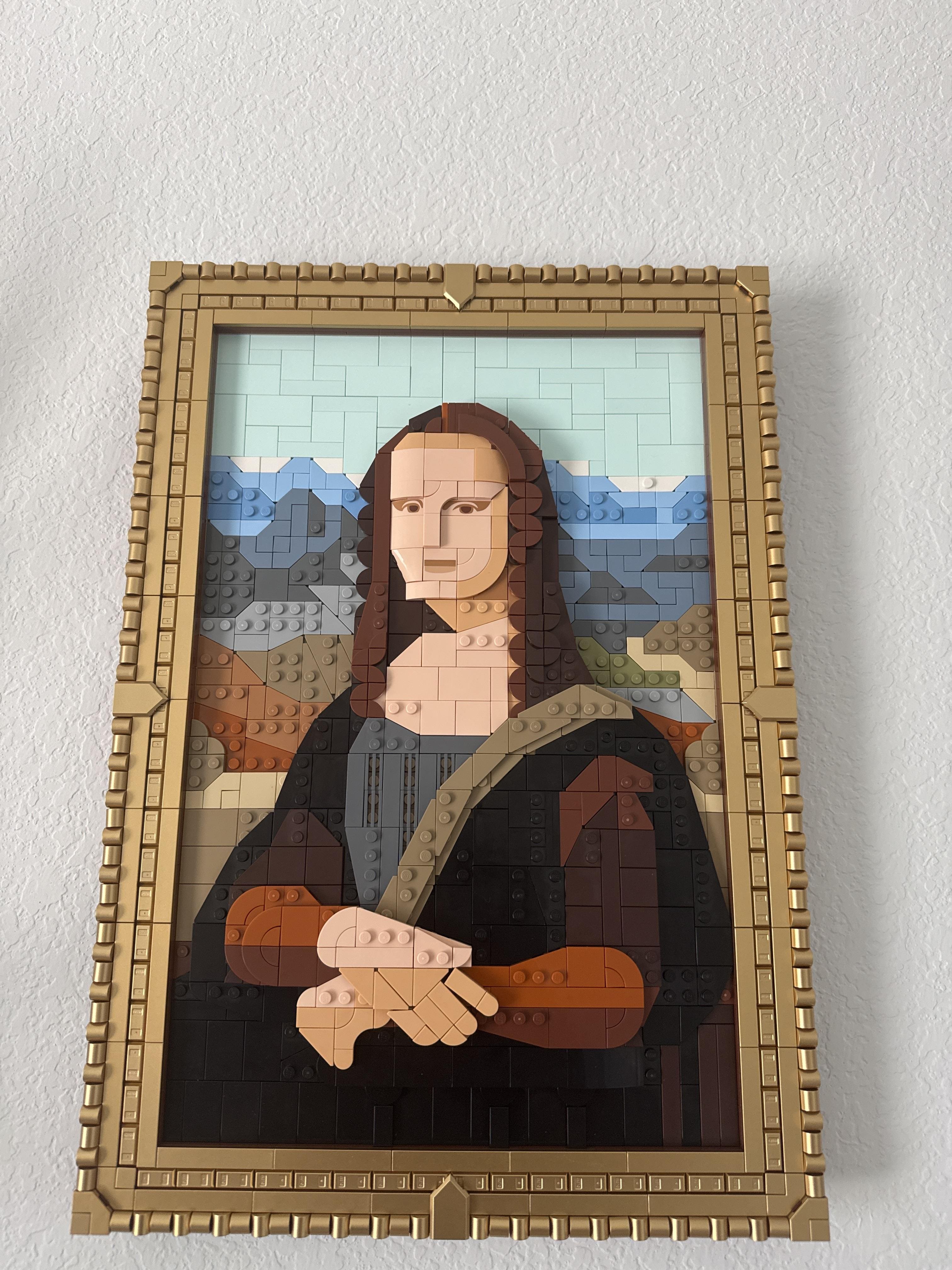 LEGO Art Mona Lisa Wall Art Building Set for Adults 31213 6470635