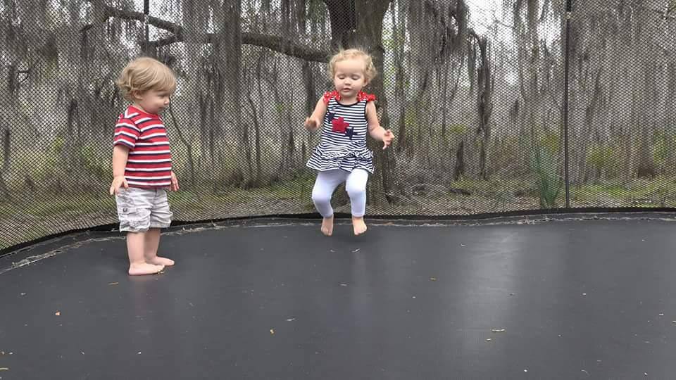 Frame capture at her highest jump., click to load a larger version