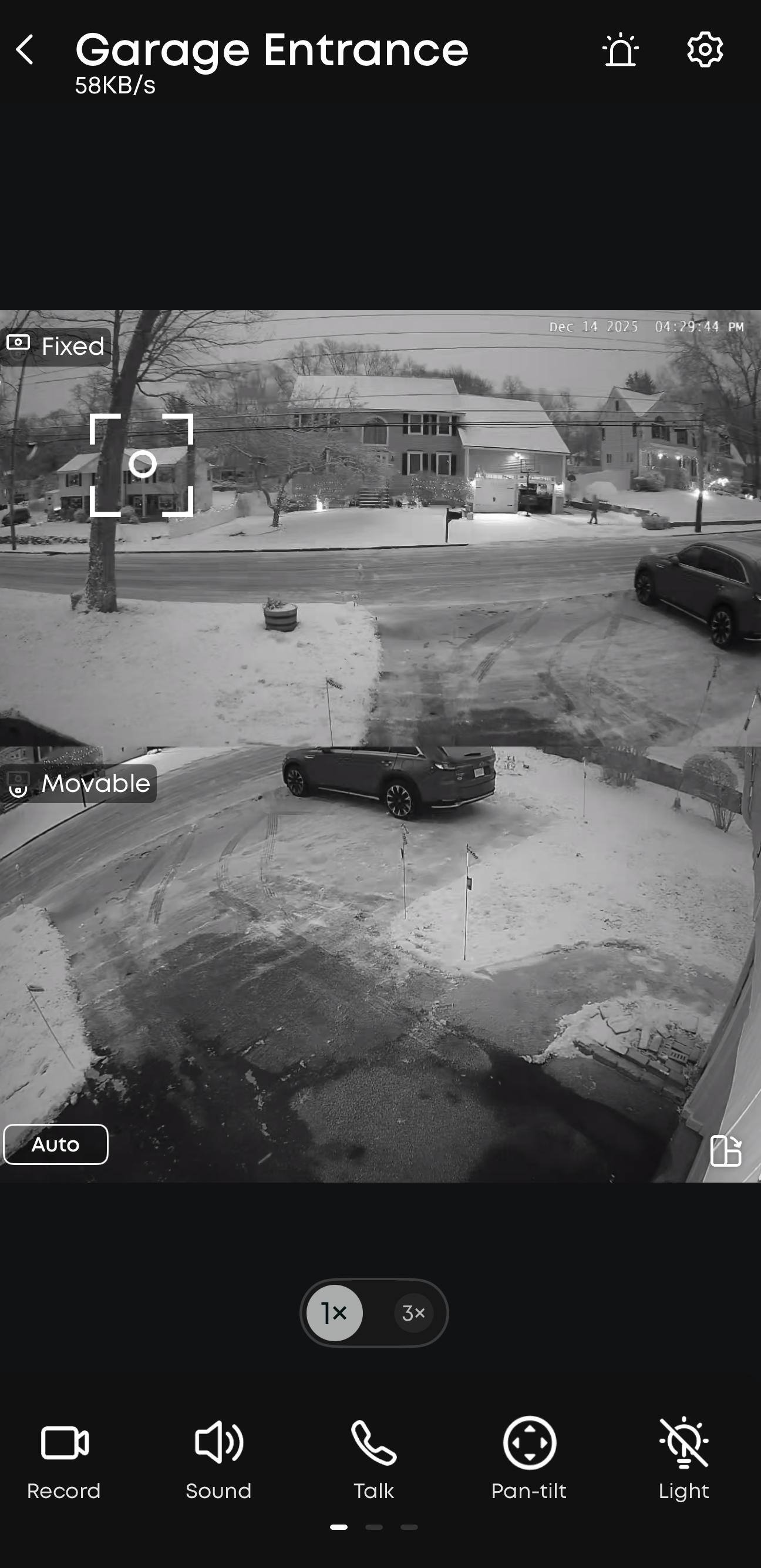 App view at night, click to load a larger version