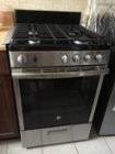 GE - 2.9 Cu. ft. Freestanding Electric Range - Stainless Steel